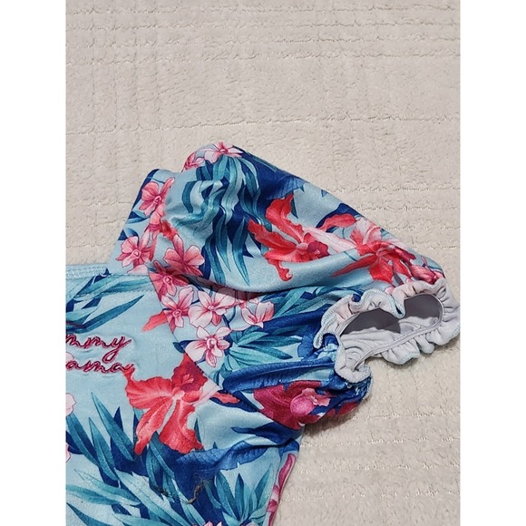 Lot of 2 Girls Dresses Size 4T Tommy Bahama Dress Ruffles Summer Beach Floral - Picture 7 of 10